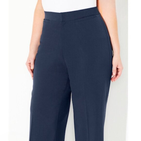 Catherine’s Right Fit Curvy Wide Leg Pant in Midnight Blue – Petite – Size 18 WP - Picture 1 of 6